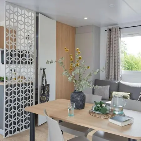 Mobil Confort Avec Terrasse Pour 4 Personnes - Api-1-52-1494 * La Faute-sur-Mer